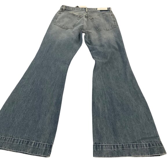 Re/Done Womens Vintage  Wide-Leg Jeans Size 26 bell bottoms lake blue - Picture 4 of 8